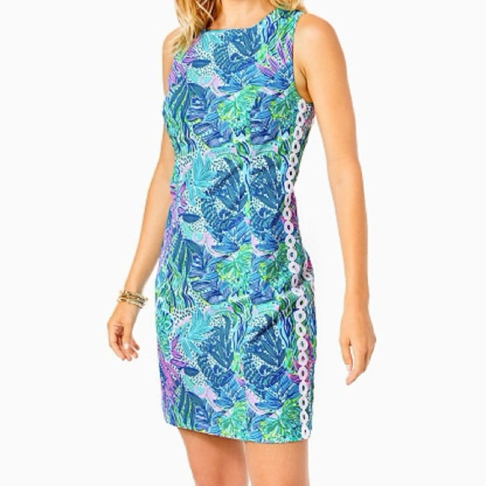 Lilly Pulitzer Botanical Green Holiday In the Sun NWT